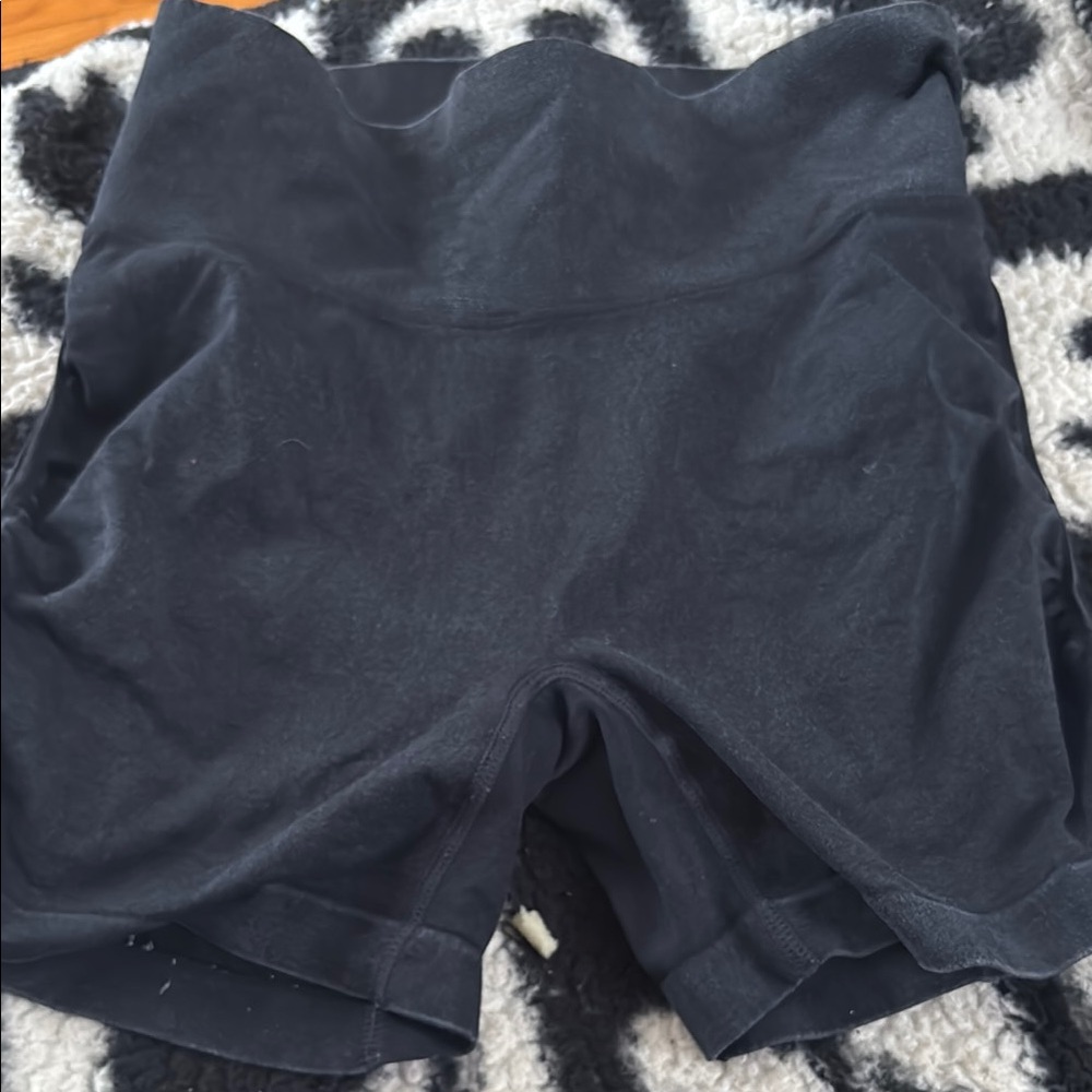 Target Black Bike Shorts High-Rise Stretch